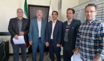 معارفه معاون توسعه مدیریت و منابع و روسای بخش های تحقیقاتی علوم دامی و زراعی باغی مرکز قم