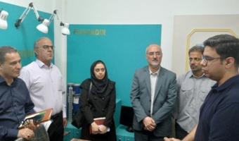 بازدید رئیس مرکز تحقیقات و آموزش کشاورزی و منابع طبیعی استان فارس از مرکز تحقیقات و شرکت‌های فناور مستقر در مرکز رشد قم