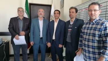 معارفه معاون توسعه مدیریت و منابع و روسای بخش های تحقیقاتی علوم دامی و زراعی باغی مرکز قم